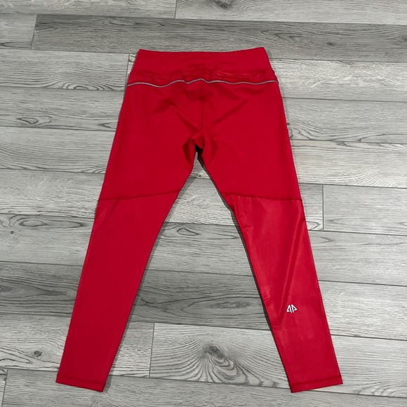 NWOT Alpha Prime Reflective Legging in Ruby Red - Picture 2 of 3
